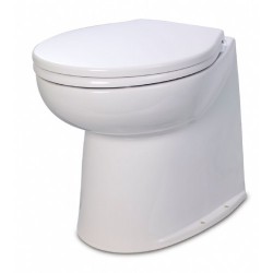 Jabsco De Luxe 17  elektr. toilet 24V, recht met solenoid