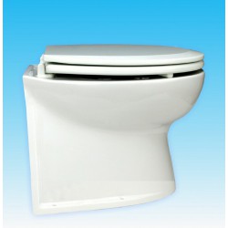 Jabsco De Luxe 14  elektr. toilet 24V, recht met spoelwaterpomp