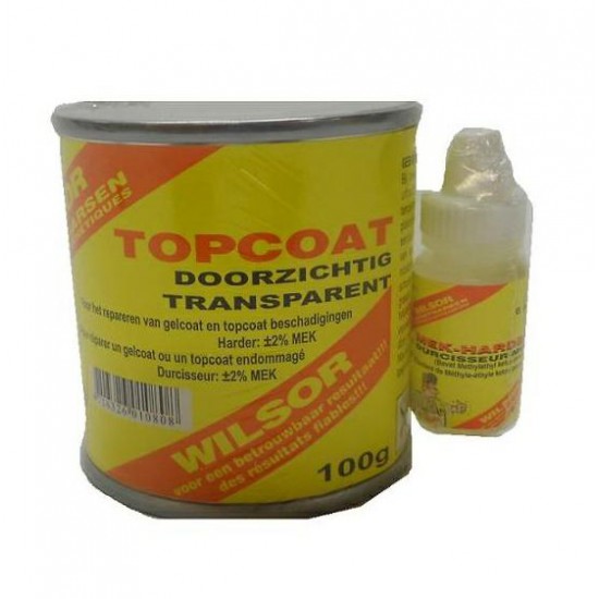 Topcoat transparant -set 100 gr