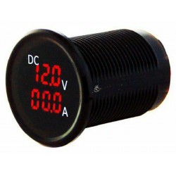 Volt- & amperemeter 4.5-30V & 0-15A