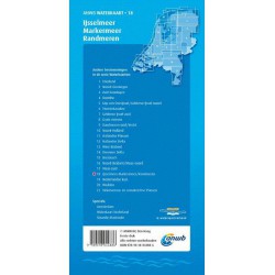Waterkaart 18. IJsselmeer-Markermeer-Randmeren