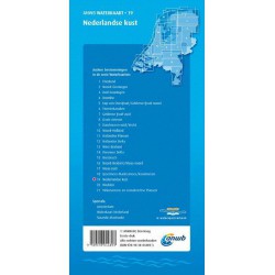 Waterkaart 19. Nederlandse Kust 2020