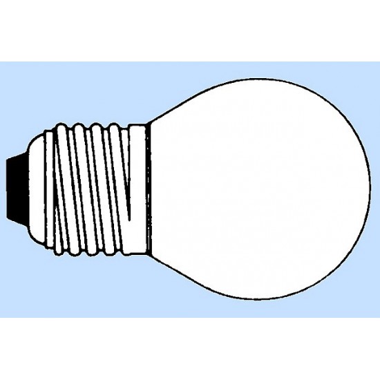 LAMP 24V 15W E27 KOGEL MAT