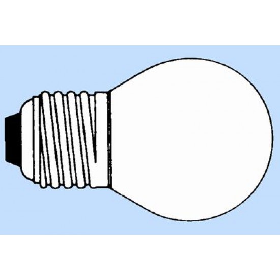 LAMP 12V 10W E27 KOGEL MAT