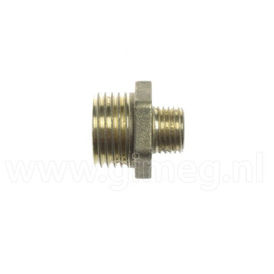 verloop nippel 1-2 inch bux1-4 inch bu