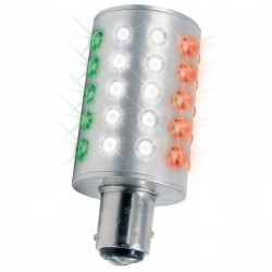 MAST LED NAV. LAMP 3-KLEUR 10-30V Bay15D
