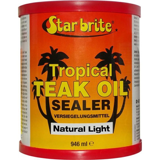 Tropical Teak Oil Sealer - Natural Light 946Ml.