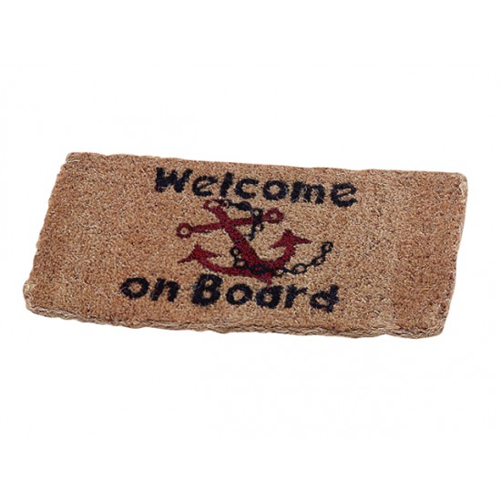 MAT WELCOME ON BOARD 35X70