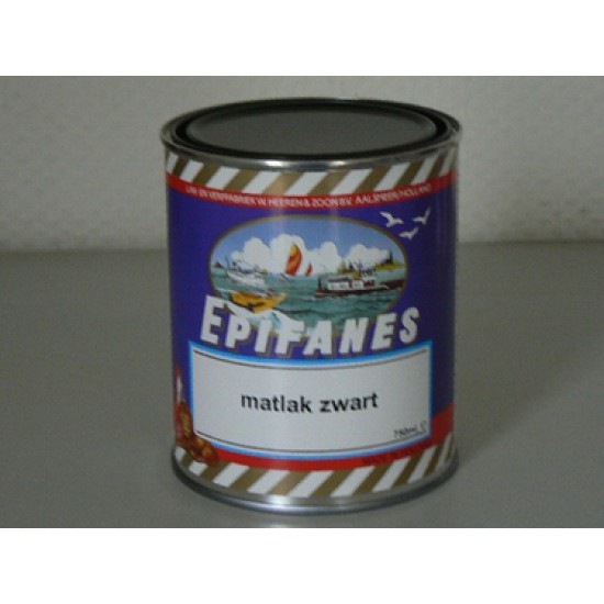 Epifanes Matlak zwart 750ml.