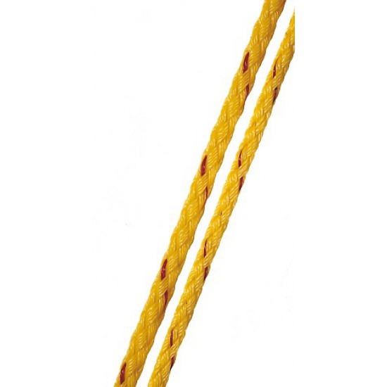 Waterski lijn 7mm geel