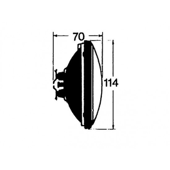 Lamp 118mm 12V-30W