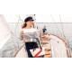 727 Sailbags Mariniere Midship Ecru-Ble-Rou