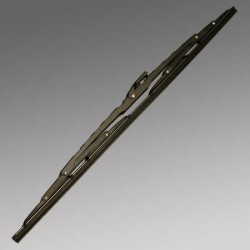 Wisserblad L = 410mm zwart, roestvast staal