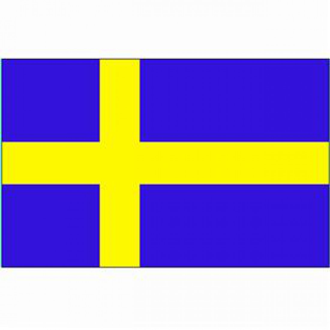 ZWEEDSE VLAG 20X30