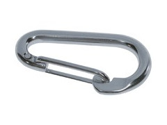 KARABIJNHAAK SYMETRISCH 6MM