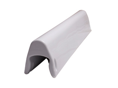BOEGFENDER 60X14CM WIT