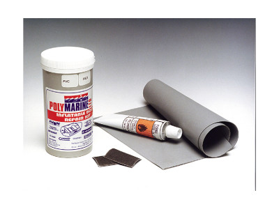 RUBBERBOOT REP. SET PVC GRIJS