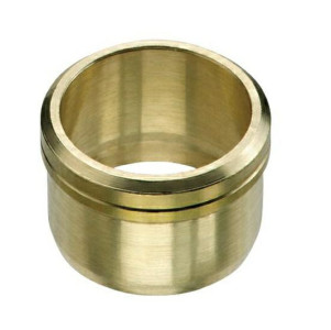 Knelring messing met duitse borst 8mm (2 stuks)