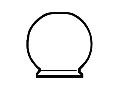 KOGELGLAS OPAAL 70 MM