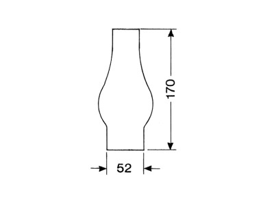 LAMPEGLAS 2 LIGNE X 170MM