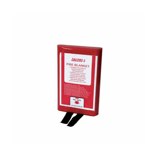 BRAND DEKEN 100X100CM IN PVC HOUDER