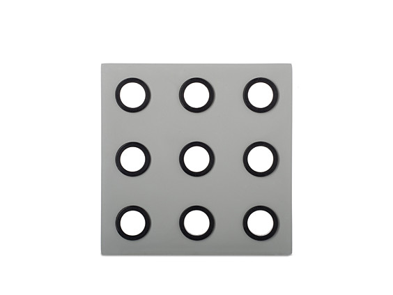 onderzetter domino - luna wit