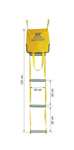 Touwladder 5 treden