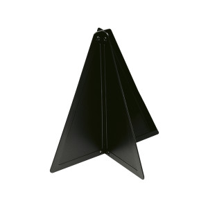 Seinkegel 47x33cm zwart