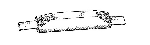 Las anode zink 2.5 kg.
