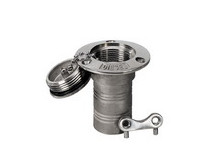 RVS dekvuldop water 38mm