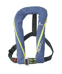 Reddingsvest Pilot 165 II auto met harnas blauw