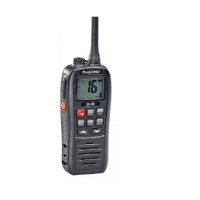 VHF SX-400 handmarifoon, drijvend