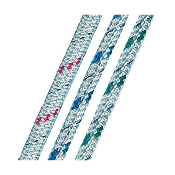 Doublebraid 6mm wit-geel