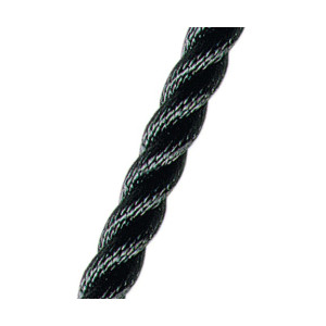 3-Strengs Polyester 10 mm. Zwart