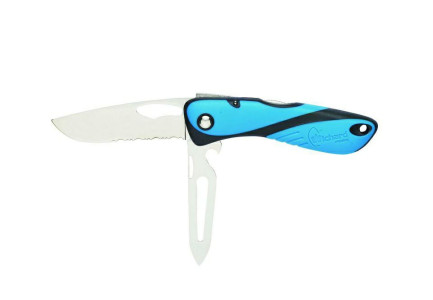 Offshore mes met harpsleutel blauw