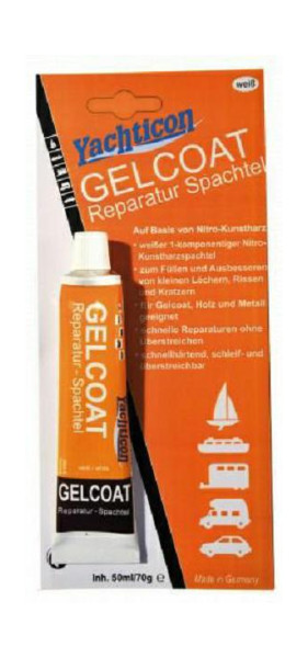Gelcoat reparatie vuller wit 70 g