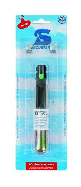 56gr. Co2-Dock-patroon met bajonet en 2 pilboxen