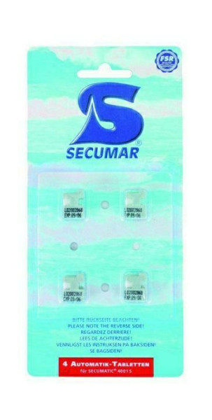 PILL-BOX 4 stuks in blisterverpakking voor SECUMATIC 4001 S