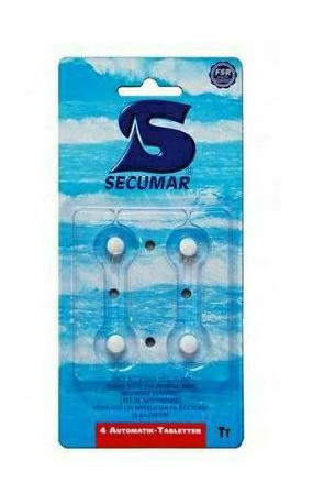 Smelttablet 4 stuks in blisterverpakking voor SECUMATIC 3001 S