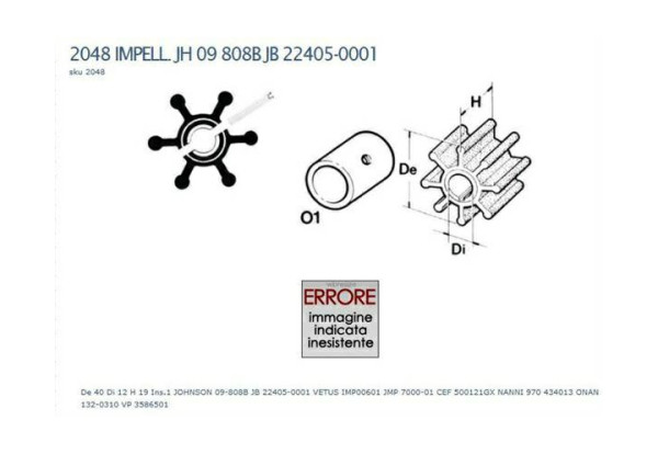 Technautic Impeller 7402 + Inbussleutel