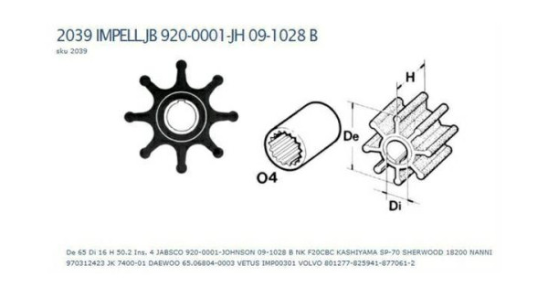 Technautic Impeller 7405
