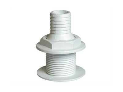 Huiddoorvoer 1 -25mm Slang Wit p-5