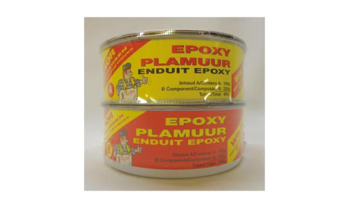 Epoxy fijnplamuur wit -set 1,00 kg