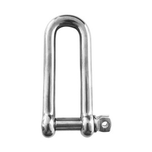 Hollex D-sluiting lang gesmeed 5mm oogbout met schroefdraad rvs316