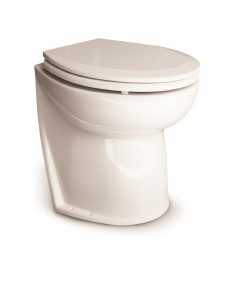 Jabsco De Luxe 17 elektr. toilet 12V, schuin met spoelwaterpomp