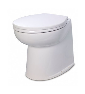 Jabsco De Luxe 17 elektr. toilet 12V, recht met spoelwaterpomp