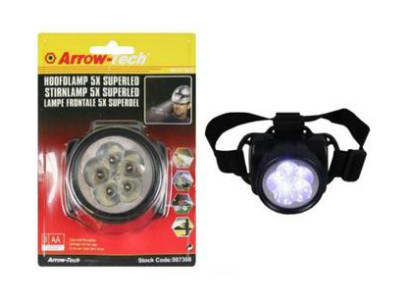 HOOFDLAMP 5 X SUPERLED