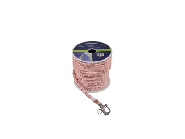 VALLIJN MET SNAPSHACKLE WIT-ROOD 8MM 30M