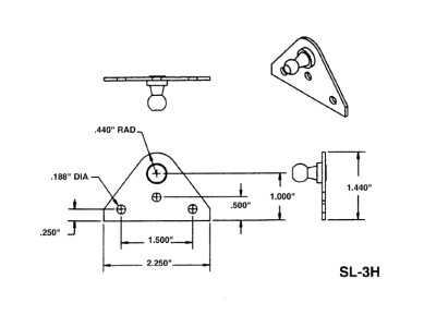 VLAKKE STEUN SL-3H