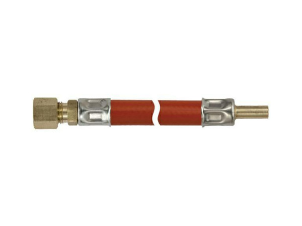 GASLEIDING 40CM 8MM KNEL X 8MM GLAD